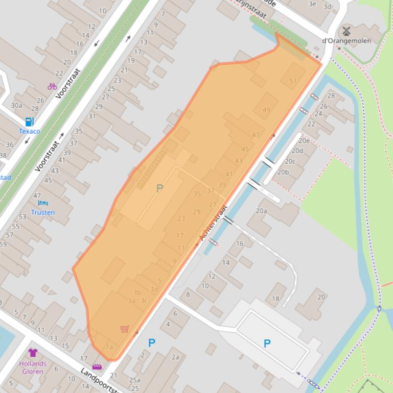 Kaart van postcodegebied 4797AP.