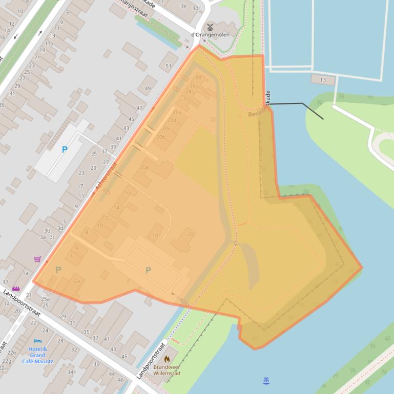 Kaart van postcodegebied 4797AR.