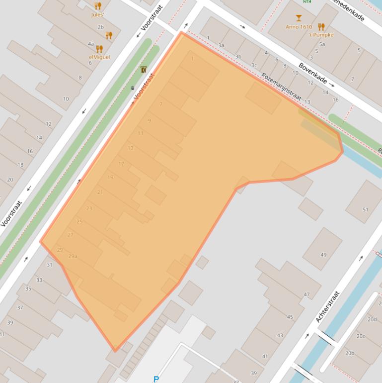 Kaart van postcodegebied 4797BD.