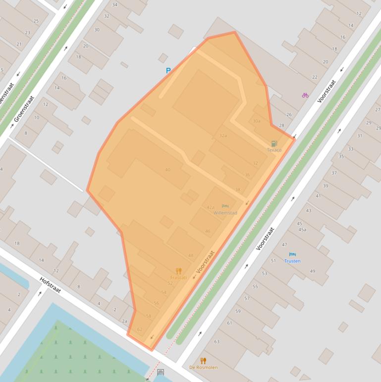 Kaart van postcodegebied 4797BH.