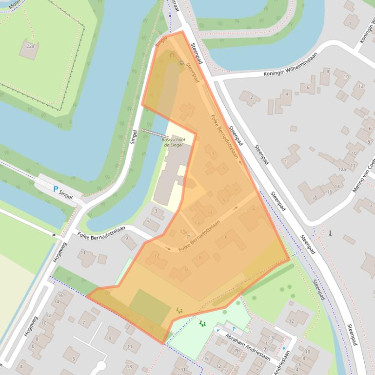 Kaart van postcodegebied 4797BK.