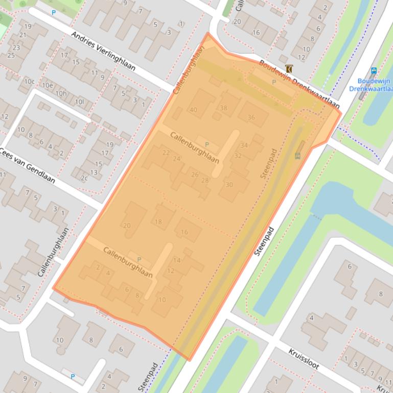 Kaart van postcodegebied 4797BW.