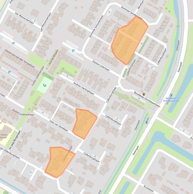 Kaart van postcodegebied 4797BX.