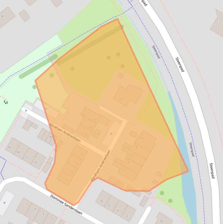 Kaart van postcodegebied 4797CA.