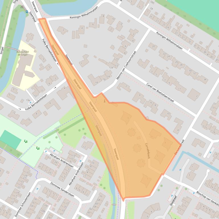 Kaart van postcodegebied 4797ED.