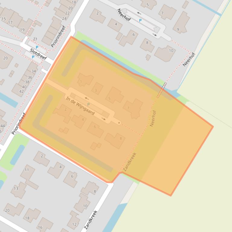 Kaart van postcodegebied 4797EL.