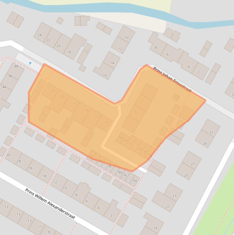 Kaart van postcodegebied 4797HB.