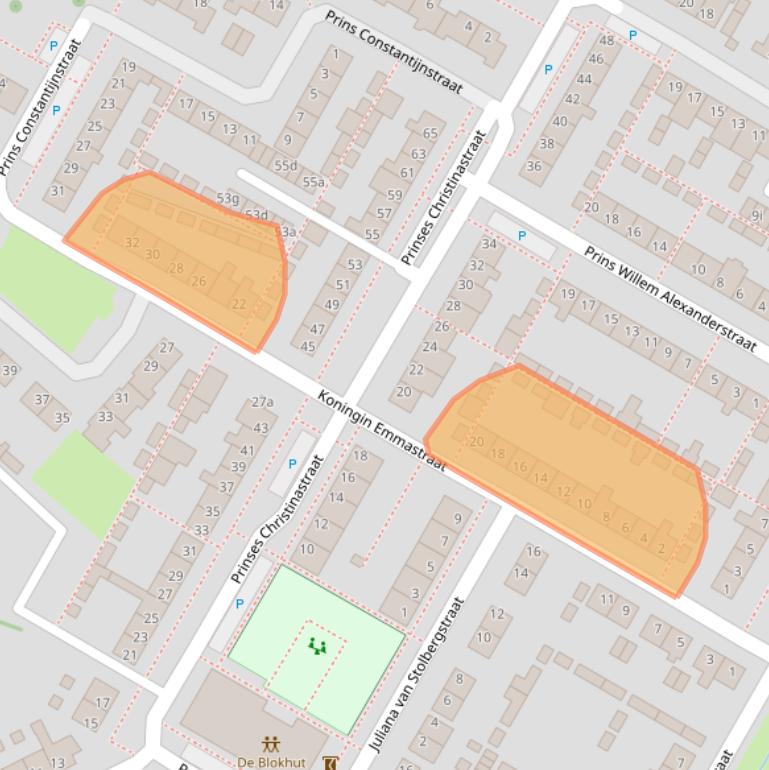 Kaart van postcodegebied 4797HK.