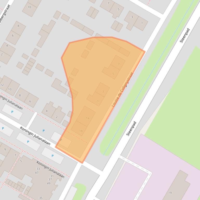 Kaart van postcodegebied 4797HL.