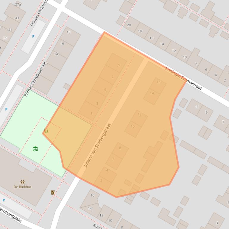 Kaart van postcodegebied 4797HM.