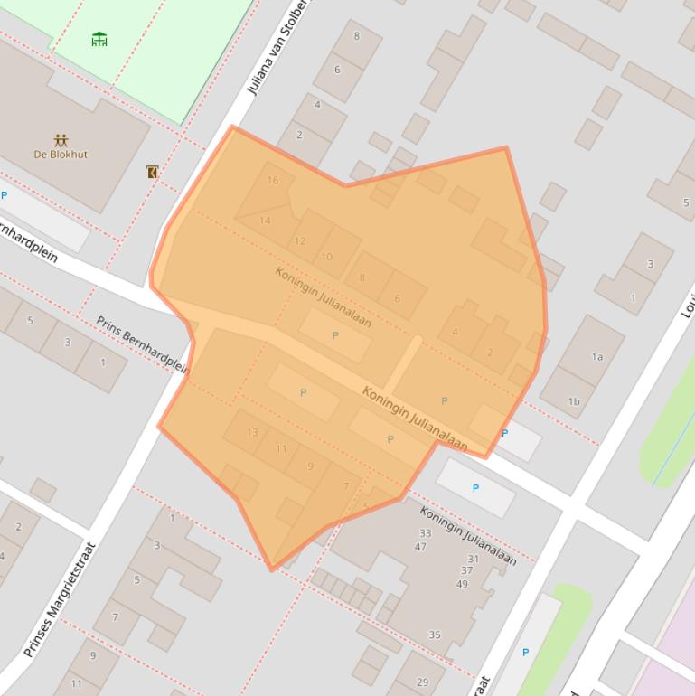 Kaart van postcodegebied 4797HS.