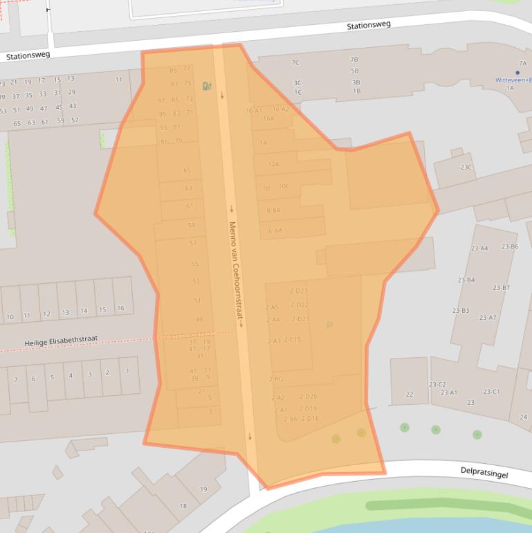 Kaart van postcodegebied 4811AV.