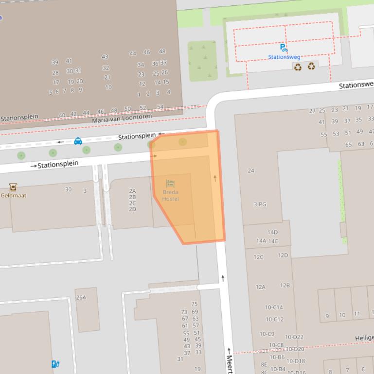 Kaart van postcodegebied 4811BA.