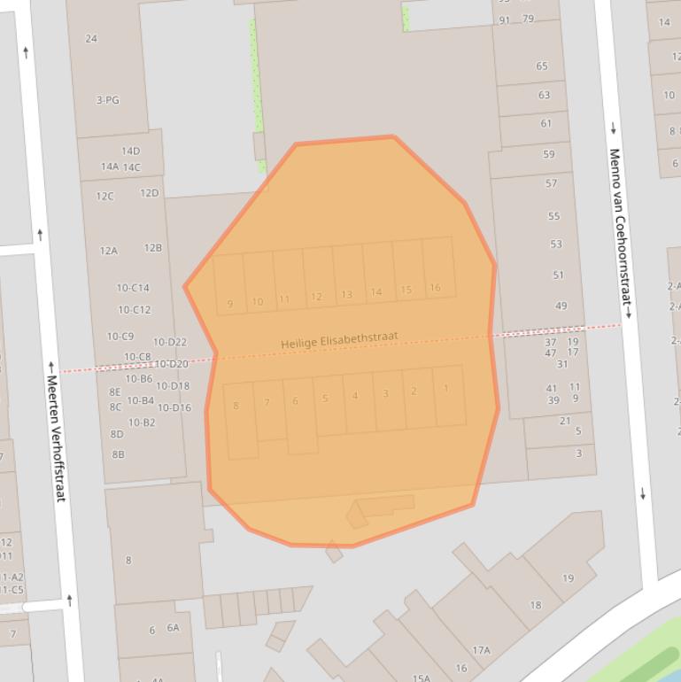 Kaart van postcodegebied 4811BK.