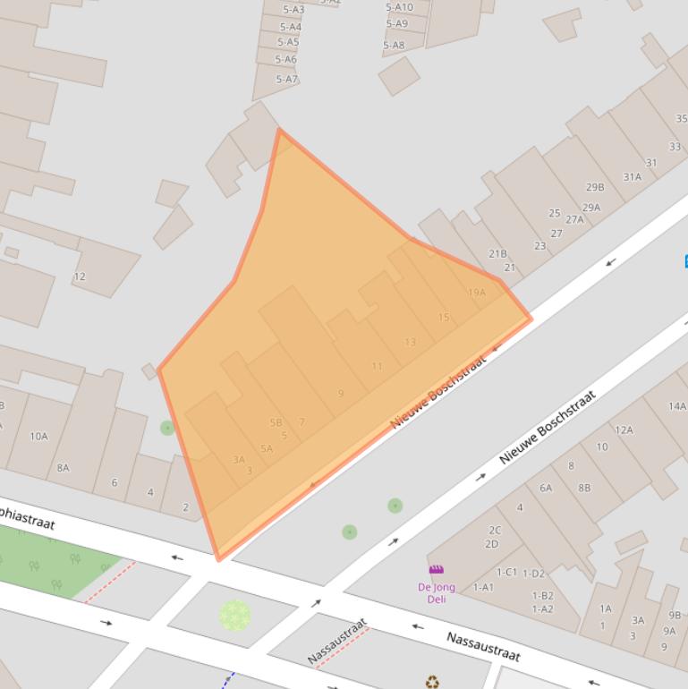 Kaart van postcodegebied 4811CS.