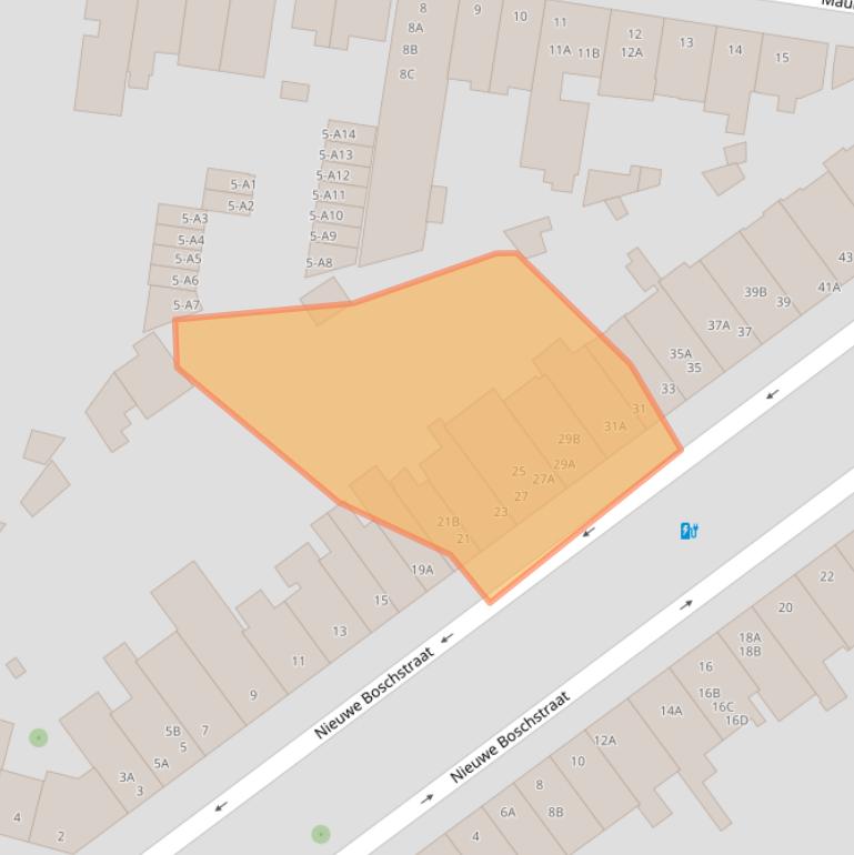 Kaart van postcodegebied 4811CT.