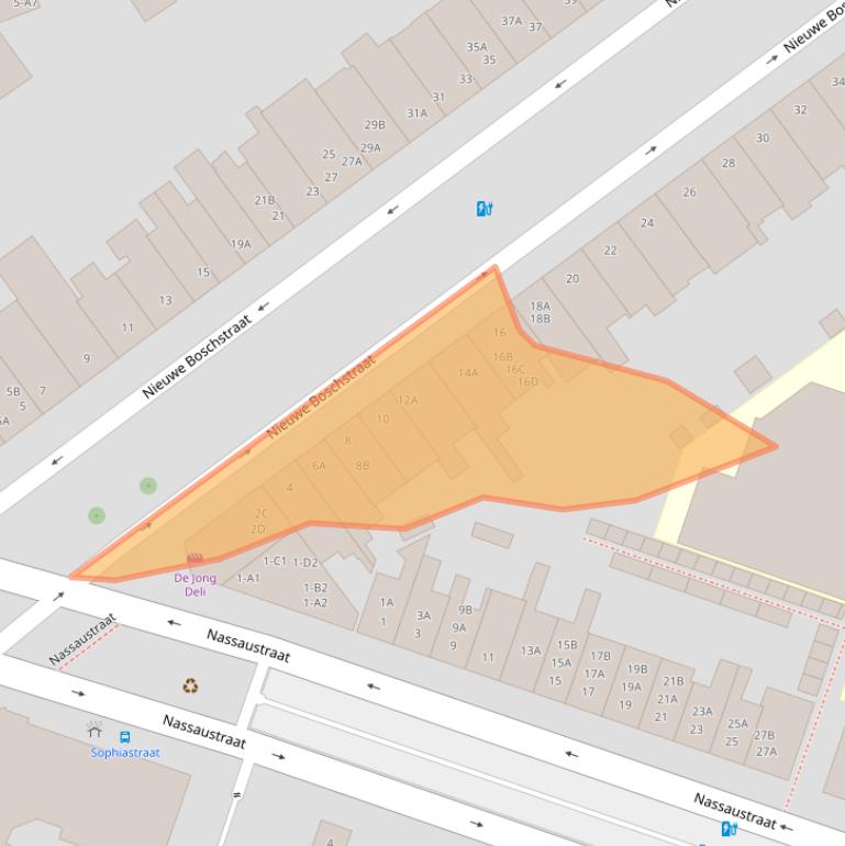 Kaart van postcodegebied 4811CW.