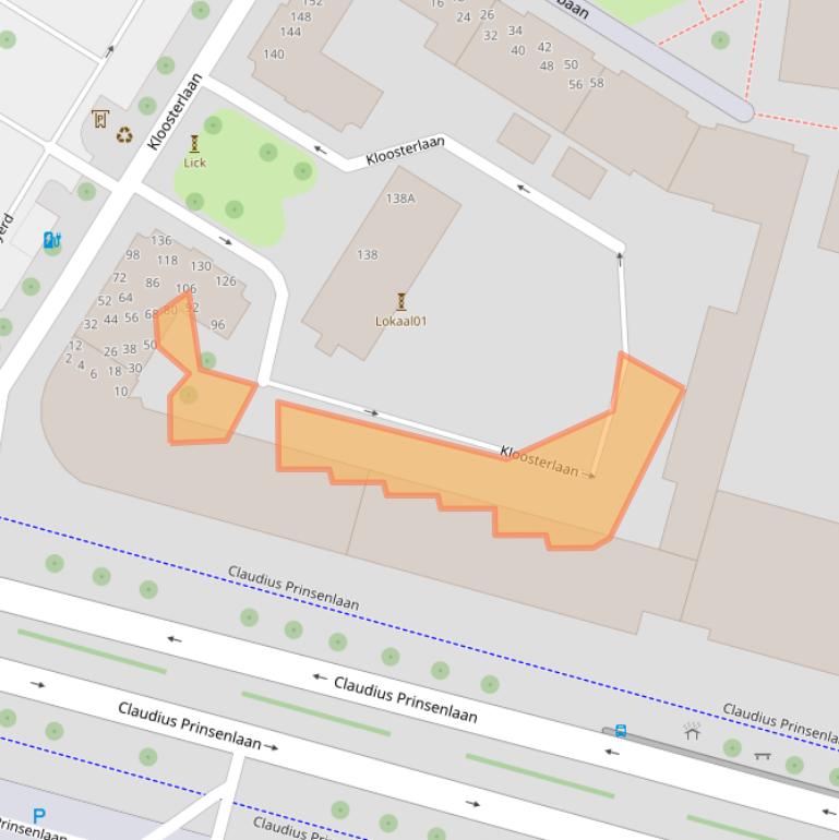 Kaart van postcodegebied 4811EA.