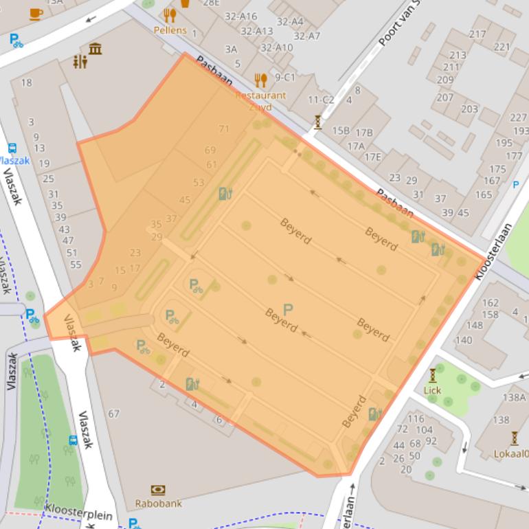 Kaart van postcodegebied 4811GZ.