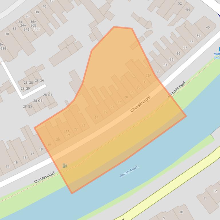 Kaart van postcodegebied 4811HC.