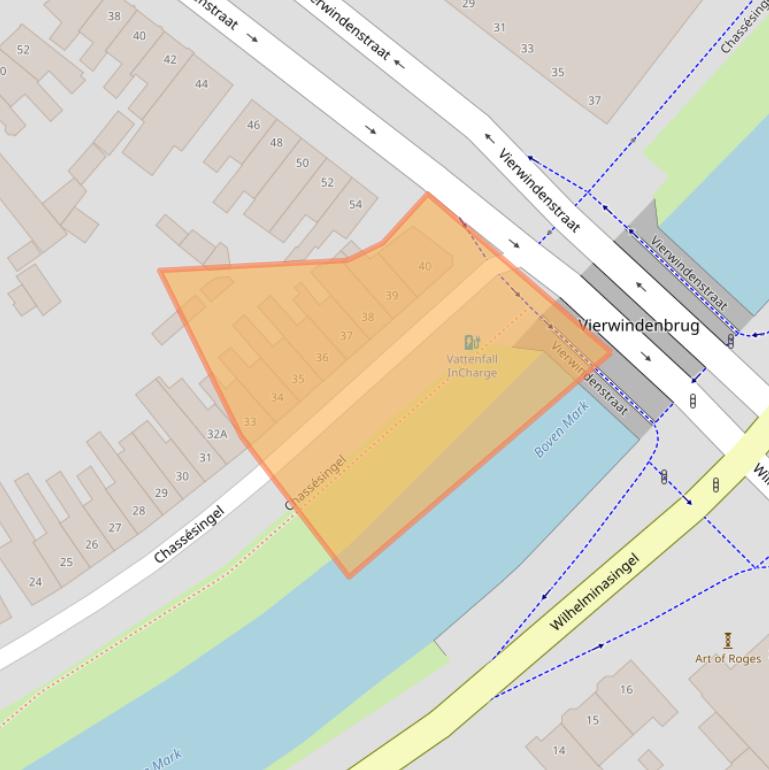 Kaart van postcodegebied 4811HD.