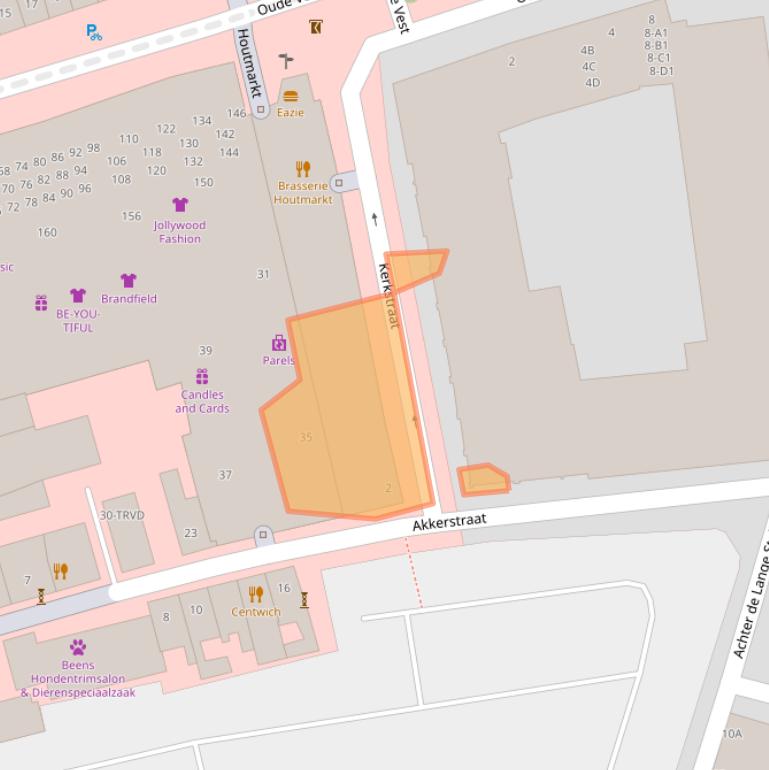 Kaart van postcodegebied 4811JP.