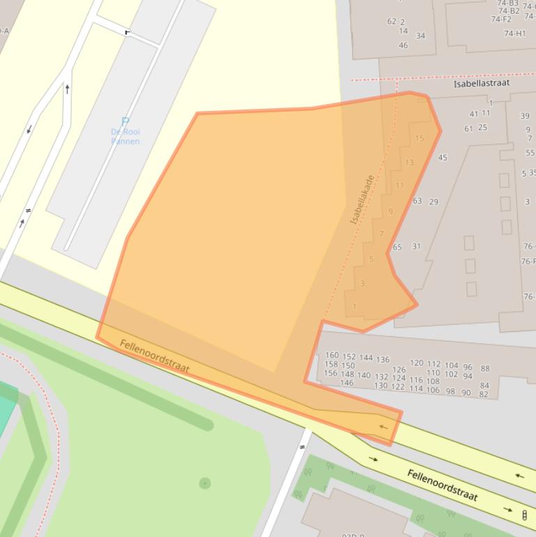 Kaart van postcodegebied 4811JX.