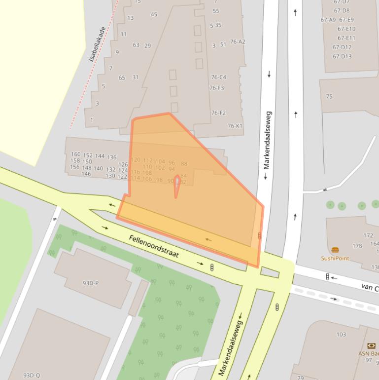 Kaart van postcodegebied 4811KE.