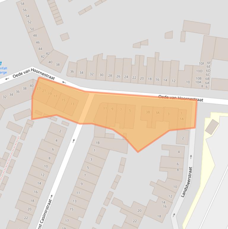 Kaart van postcodegebied 4811KN.