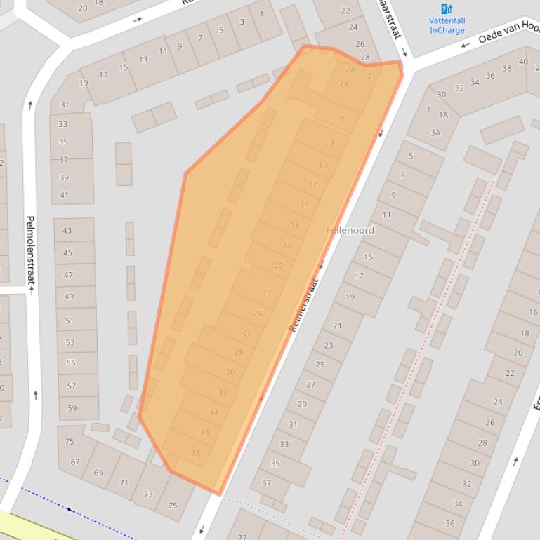 Kaart van postcodegebied 4811KV.