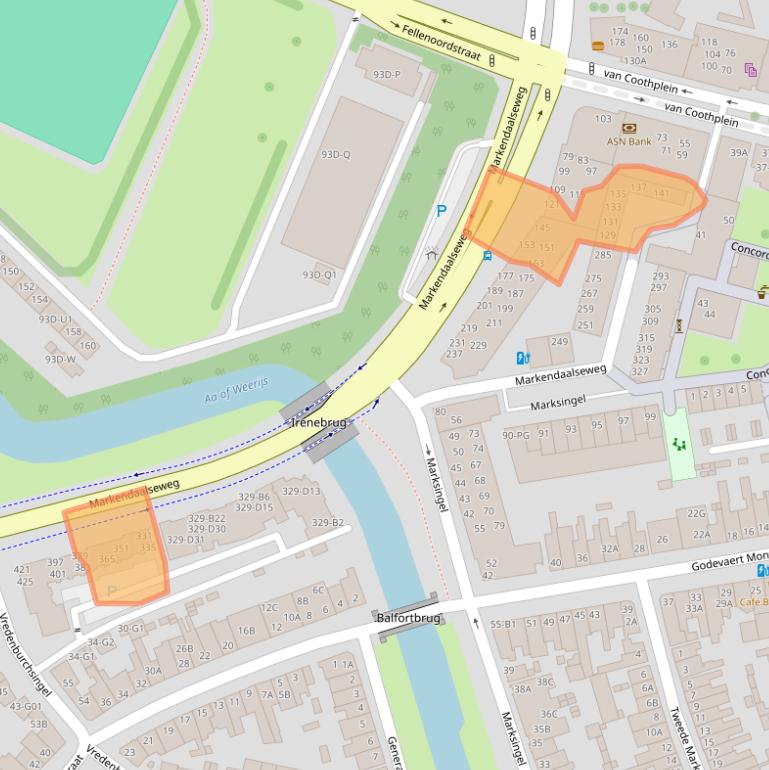 Kaart van postcodegebied 4811KW.