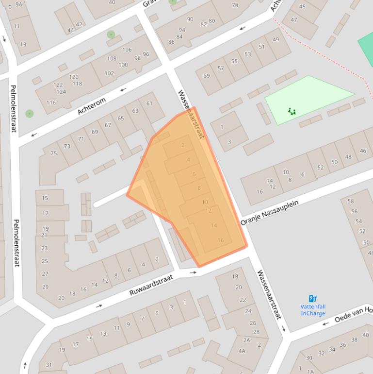 Kaart van postcodegebied 4811LH.