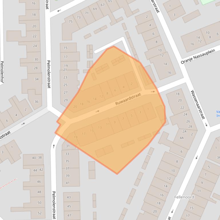 Kaart van postcodegebied 4811LJ.