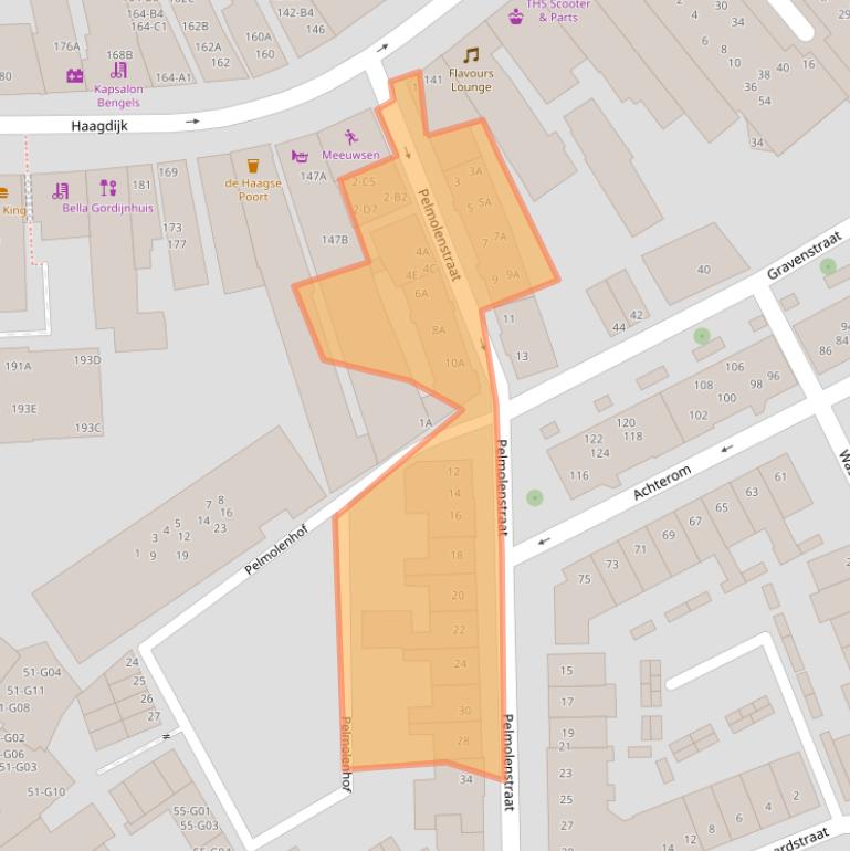 Kaart van postcodegebied 4811LL.