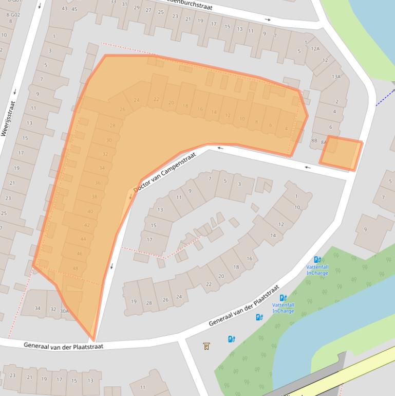 Kaart van postcodegebied 4811RJ.