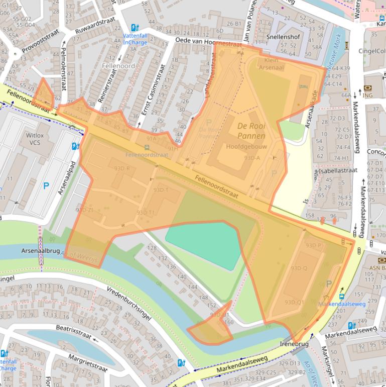 Kaart van postcodegebied 4811TH.