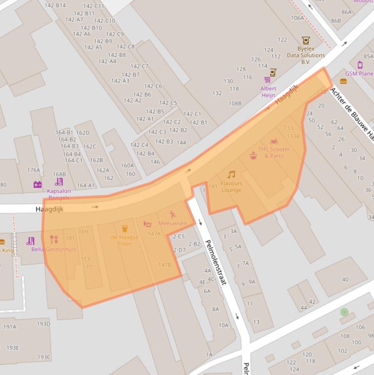 Kaart van postcodegebied 4811TR.