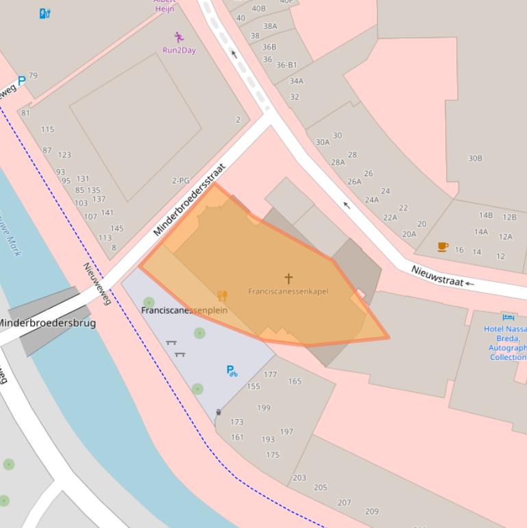 Kaart van postcodegebied 4811WW.