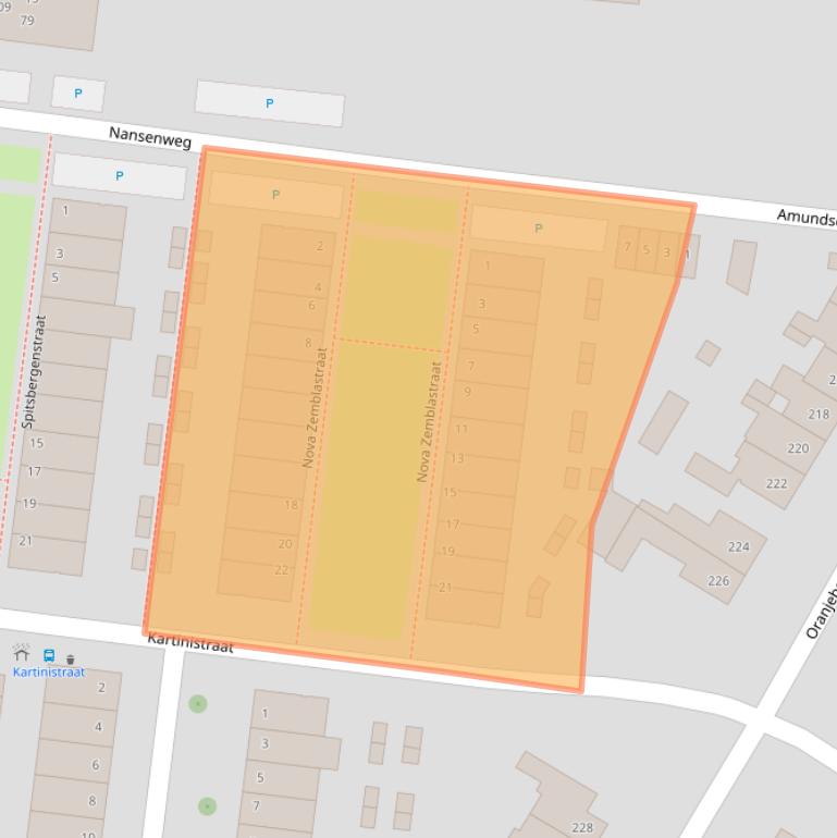 Kaart van postcodegebied 4812CJ.