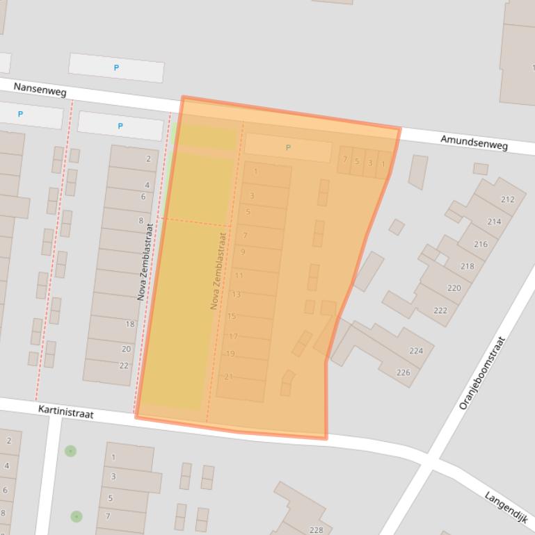 Kaart van postcodegebied 4812CL.