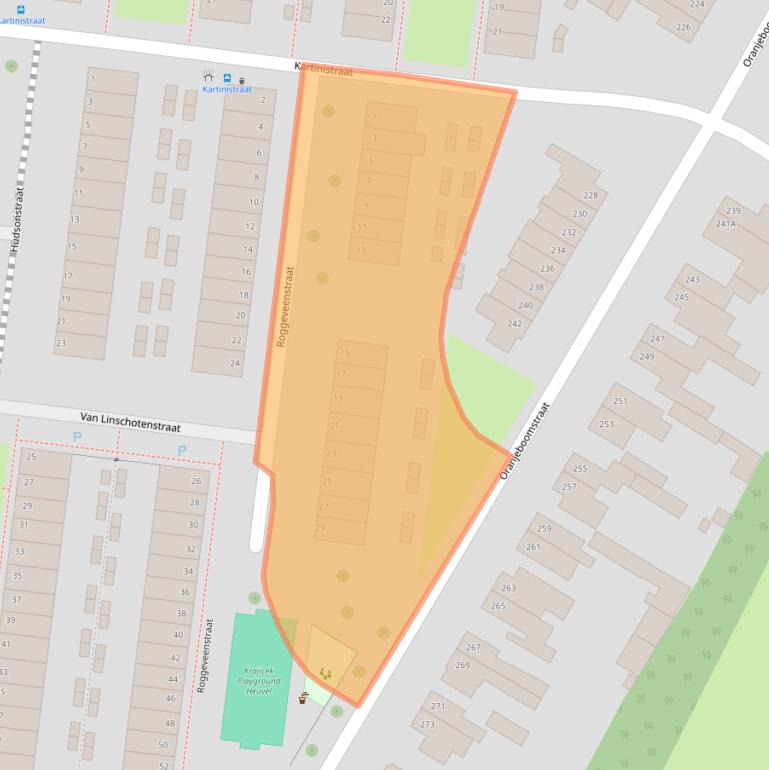 Kaart van postcodegebied 4812EP.