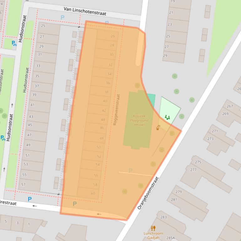 Kaart van postcodegebied 4812ES.