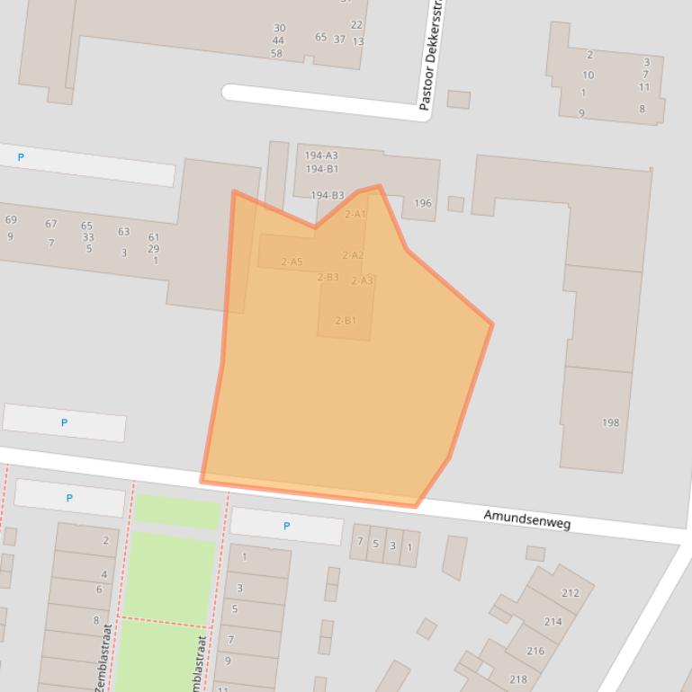 Kaart van postcodegebied 4812EX.