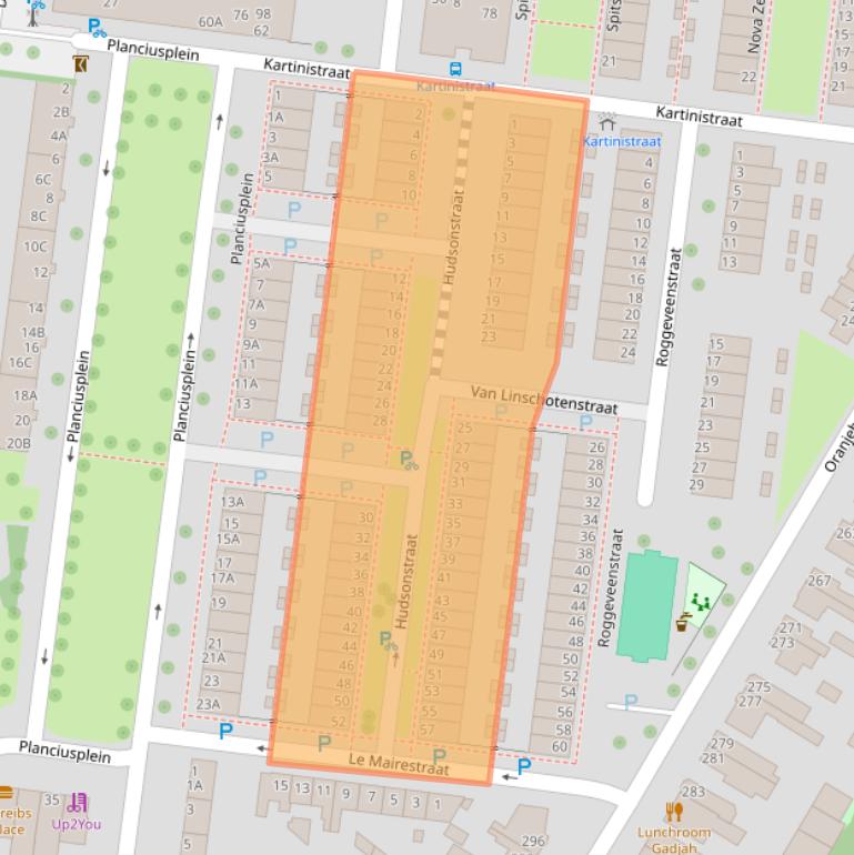 Kaart van postcodegebied 4812HC.
