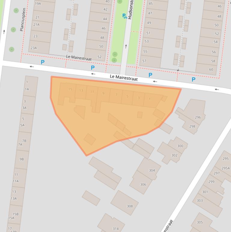 Kaart van postcodegebied 4812HE.