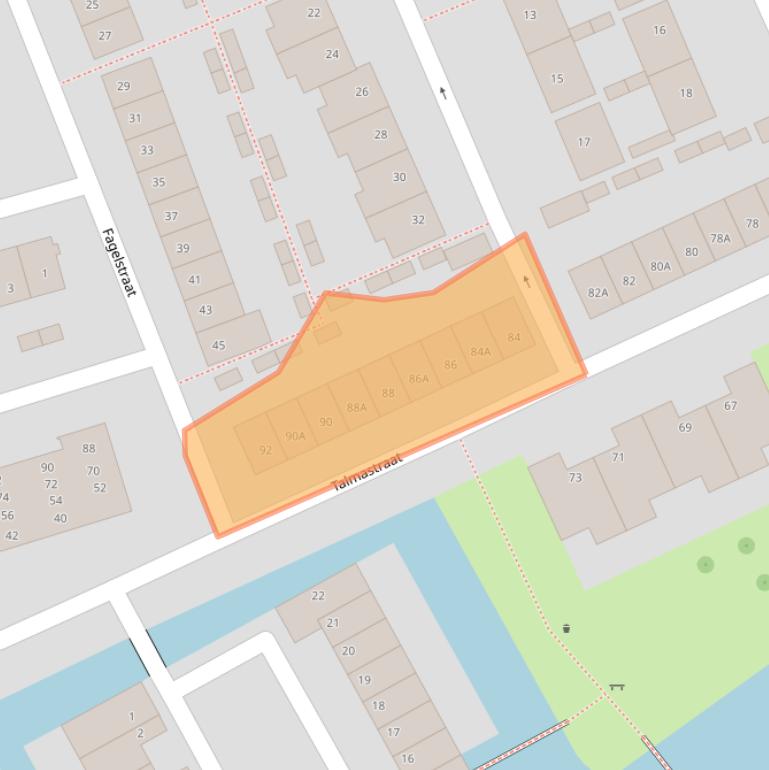 Kaart van postcodegebied 4812KD.