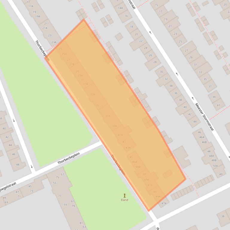 Kaart van postcodegebied 4812LR.