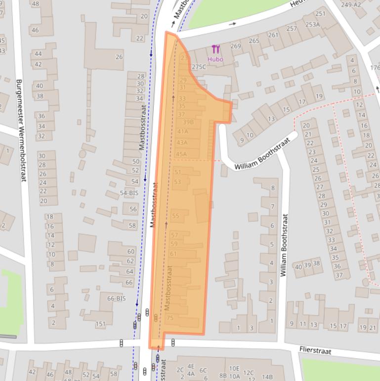 Kaart van postcodegebied 4812PA.