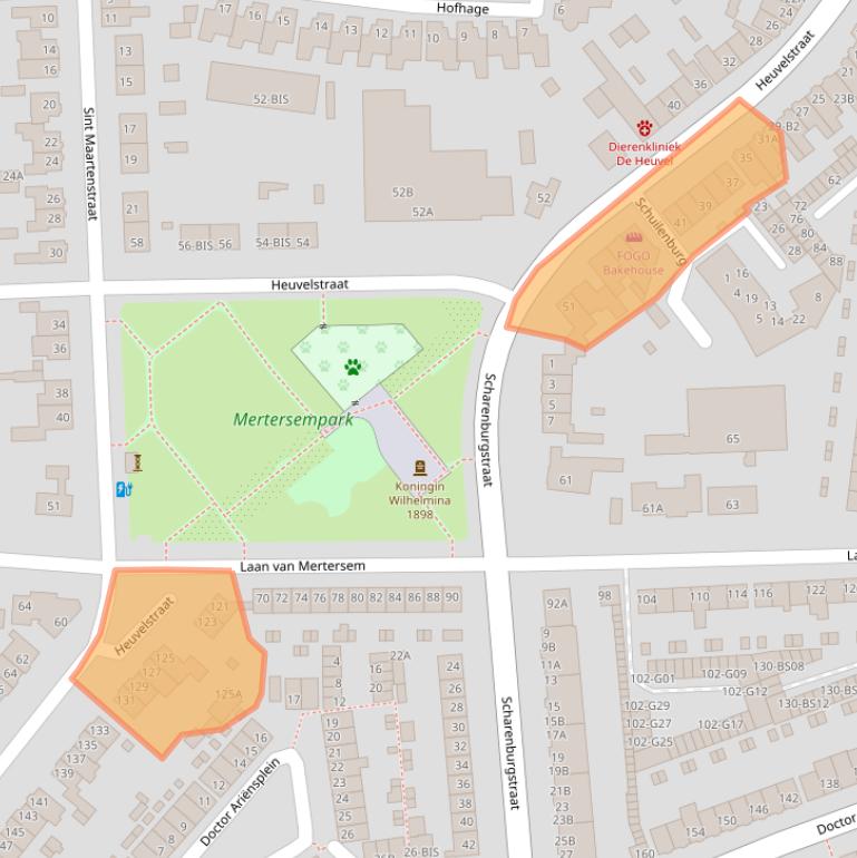 Kaart van postcodegebied 4812PH.