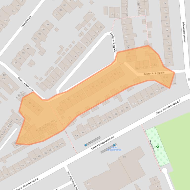 Kaart van postcodegebied 4812PL.